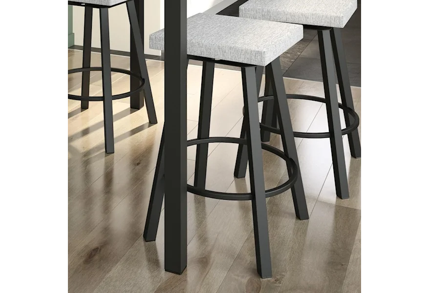 Urban 26" Anders Swivel Counter Stool by Amisco at Esprit Decor Home Furnishings